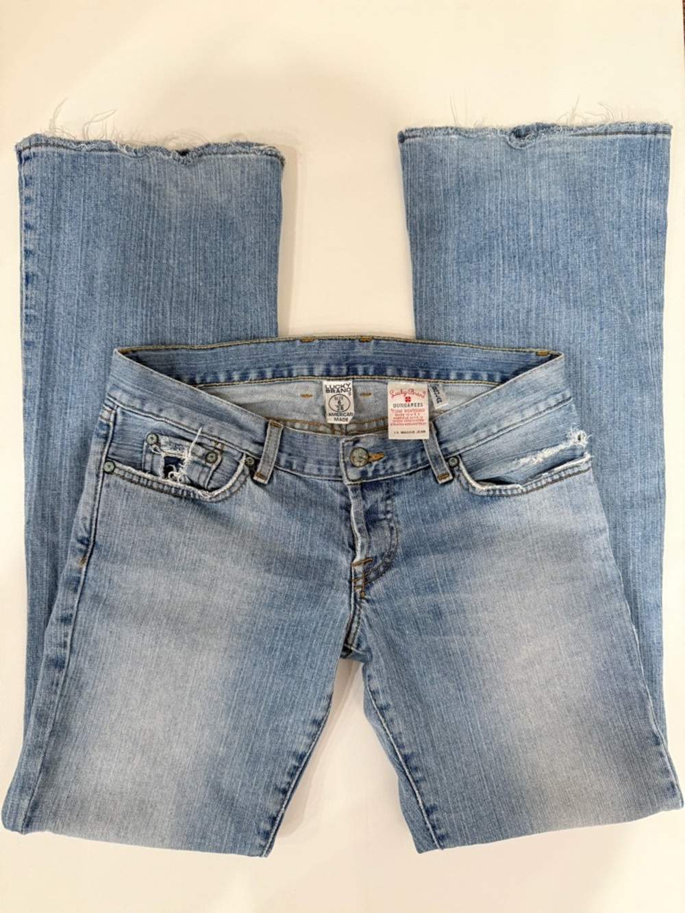 Lucky Brand Light Blue True Low rise Jeans - straight flare